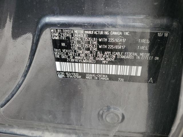 2T3BFREV4JW848623 - 2018 TOYOTA RAV4 LE Gris foto 13