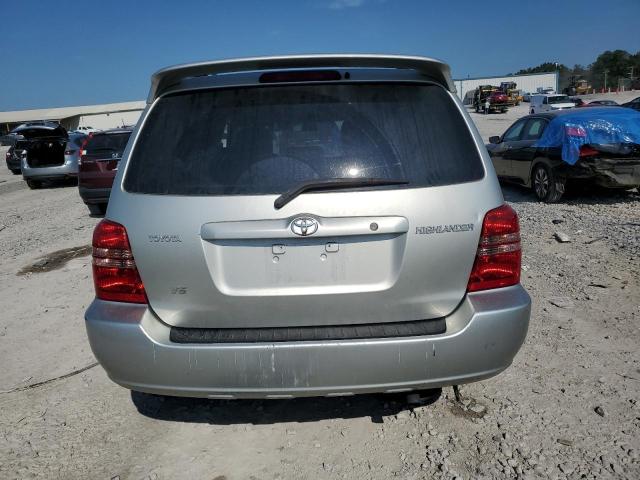 JTEGF21A010007754 - 2001 TOYOTA HIGHLANDER SILVER photo 6