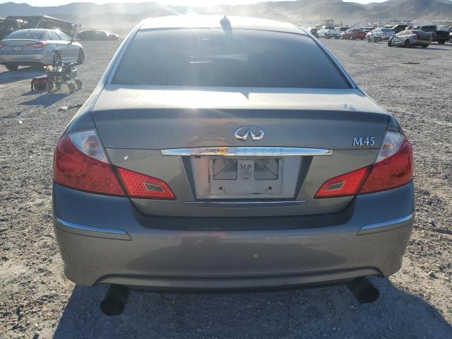 JNKBY01E89M700042 - 2009 INFINITI M45 BASE GRAY photo 6