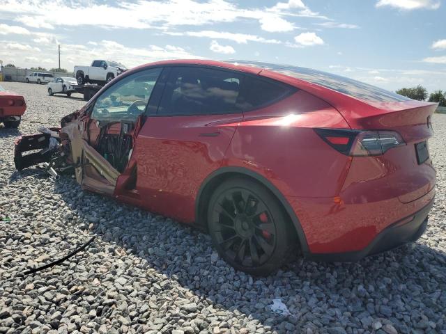 5YJYGDEE5MF180027 - 2021 TESLA MODEL Y 红色 照片 2