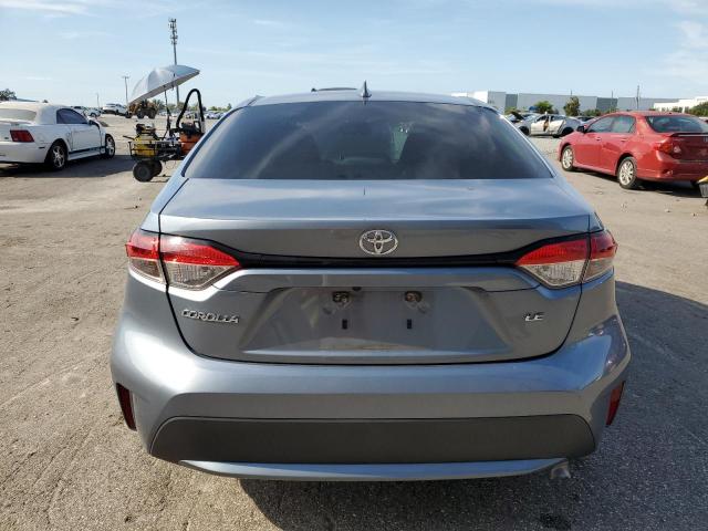 5YFEPRAE7LP056768 - 2020 TOYOTA COROLLA LE SILVER photo 6