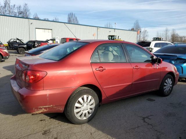 JTDBR32E760077644 - 2006 TOYOTA COROLLA CE RED photo 3