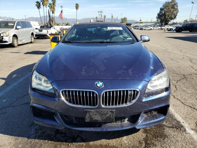 WBAYP1C52ED216666 - 2014 BMW 650 XI BLUE photo 5