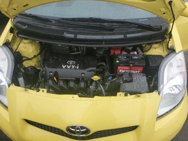 JTDJT903995254851 - 2009 TOYOTA YARIS YELLOW photo 11