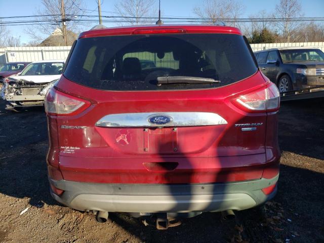 1FMCU9JXXEUE18594 - 2014 FORD ESCAPE TITANIUM BURGUNDY photo 6