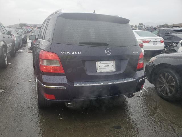 WDCGG8HB6AF304621 - 2010 MERCEDES-BENZ GLK 350 4MATIC BLUE photo 6