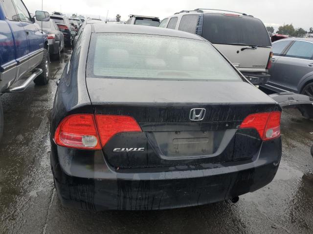 JHMFA16517S004698 - 2007 HONDA CIVIC LX BLACK photo 6