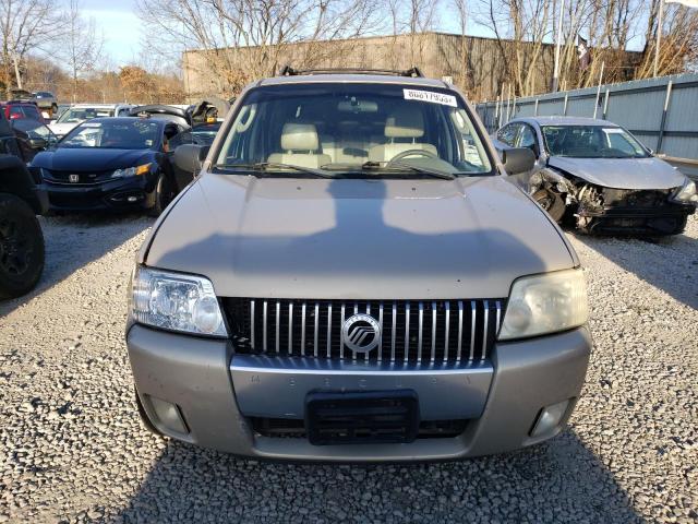 4M2YU81197KJ06839 - 2007 MERCURY MARINER LUXURY TAN photo 5