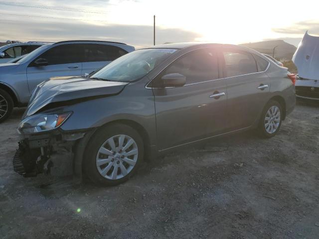 3N1AB7AP4KY218652 - 2019 NISSAN SENTRA S GRAY photo 1