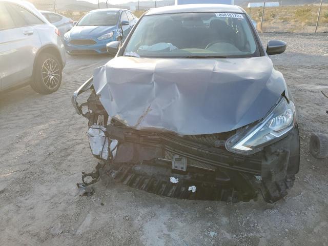 3N1AB7AP4KY218652 - 2019 NISSAN SENTRA S GRAY photo 5