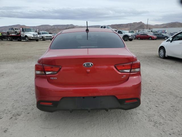 3KPA24AB4JE067425 - 2018 KIA RIO LX RED photo 6