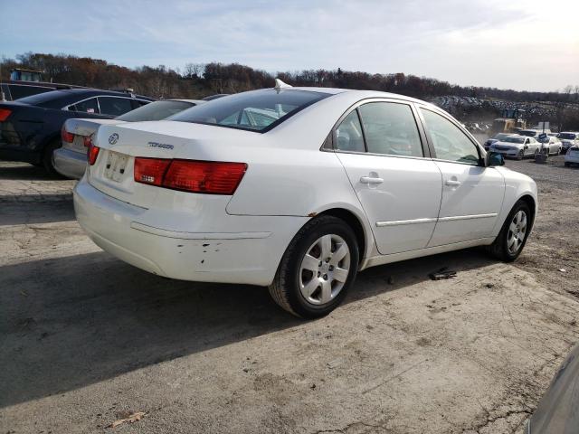 5NPET4AC7AH593633 - 2010 HYUNDAI SONATA GLS WHITE photo 3