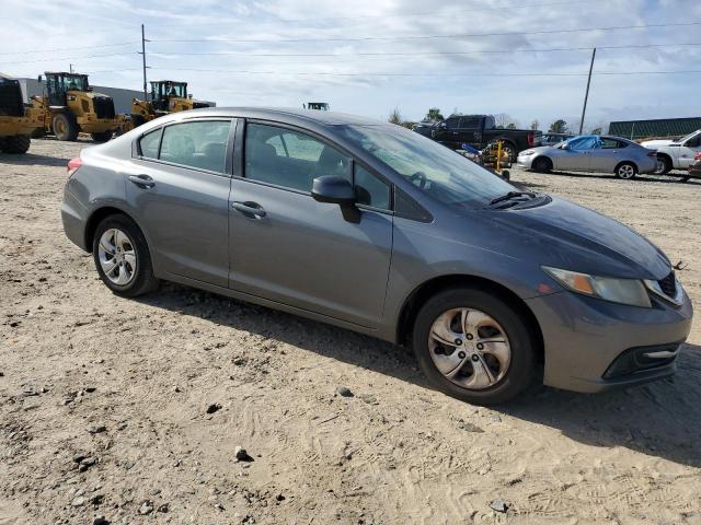 19XFB2F57DE035392 - 2013 HONDA CIVIC LX GRAY photo 4