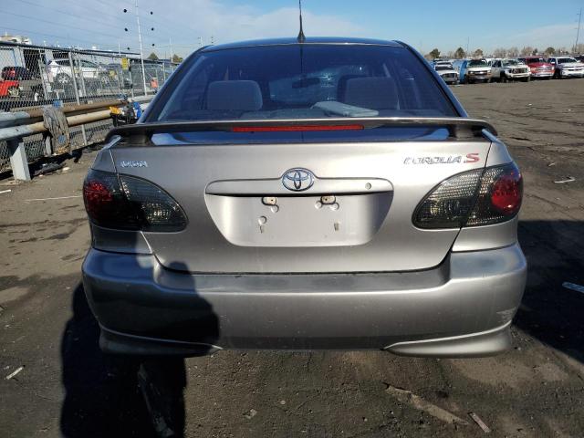 1NXBR32E04Z284524 - 2004 TOYOTA COROLLA CE GRAY photo 6