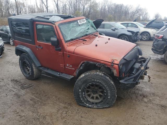 1J4FA24109L763227 - 2009 JEEP WRANGLER X ORANGE photo 4