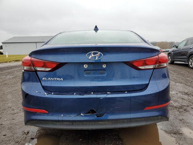 5NPD84LF1HH045657 - 2017 HYUNDAI ELANTRA SE BLUE photo 6