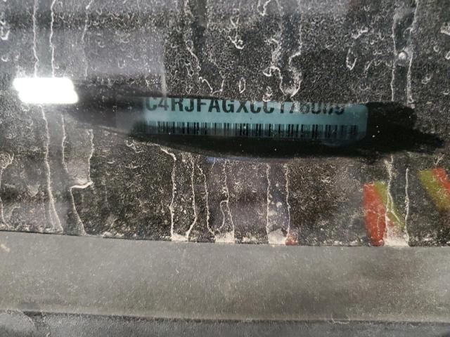 1C4RJFAGXCC176009 - 2012 JEEP GRAND CHER LAREDO BLACK photo 13