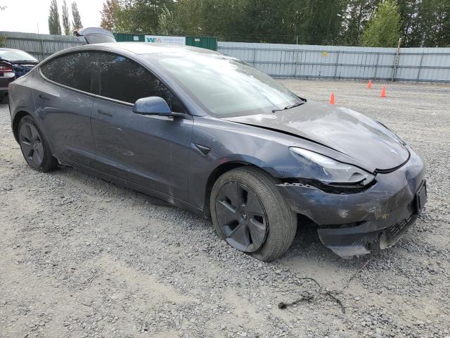 5YJ3E1EA6PF430438 - 2023 TESLA MODEL 3 GRAY photo 4