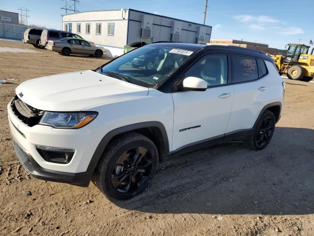 3C4NJDBB2MT595449 - 2021 JEEP COMPASS LATITUDE WHITE photo 1