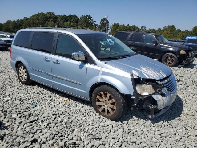 2C4RC1CG5CR384252 - 2012 CHRYSLER TOWN & COU TOURING L BLUE photo 4