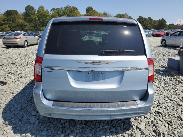 2C4RC1CG5CR384252 - 2012 CHRYSLER TOWN & COU TOURING L BLUE photo 6