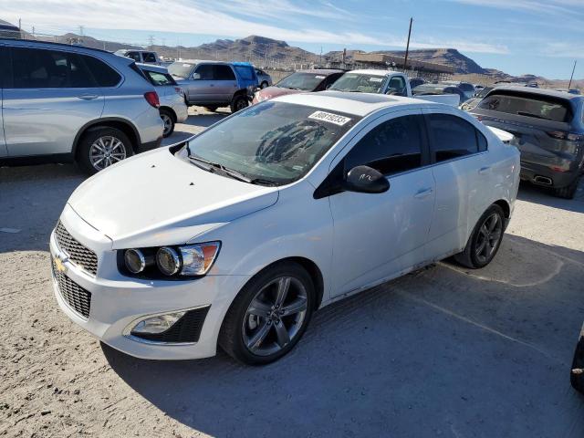 1G1JG5SB8F4117900 - 2015 CHEVROLET SONIC RS WHITE photo 1