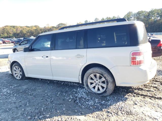 2FMGK5BC1ABA38863 - 2010 FORD FLEX SE WHITE photo 2