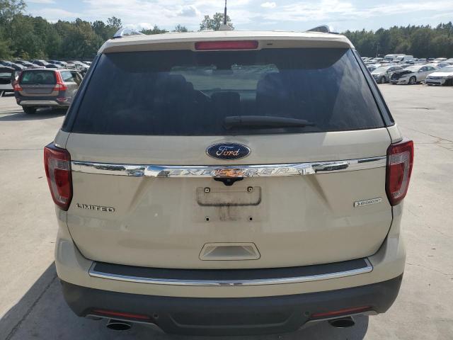 1FM5K7FH6JGB54769 - 2018 FORD EXPLORER LIMITED BEIGE photo 6