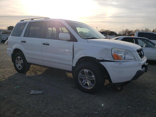 2HKYF18524H601054 - 2004 HONDA PILOT EXL WHITE photo 4