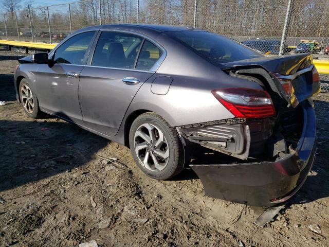 1HGCR2F93HA224987 - 2017 HONDA ACCORD EXL CHARCOAL photo 2