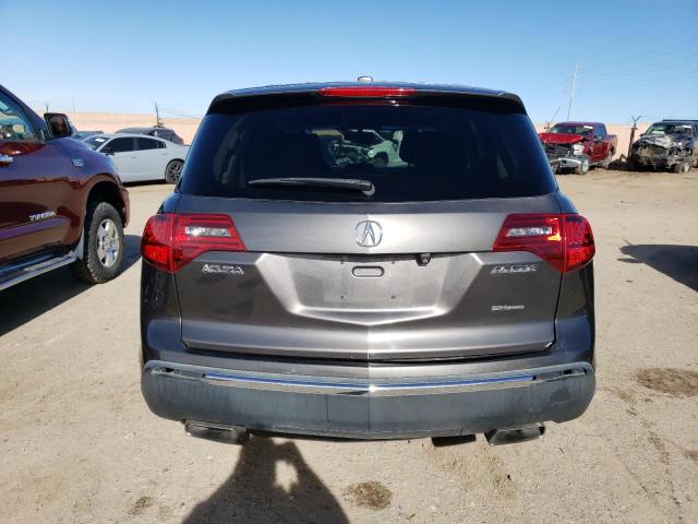 2HNYD2H64CH511538 - 2012 ACURA MDX ADVANCE GRAY photo 6