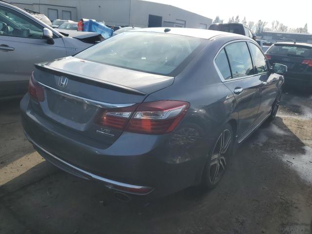 1HGCR3F98HA030753 - 2017 HONDA ACCORD TOURING GRAY photo 3