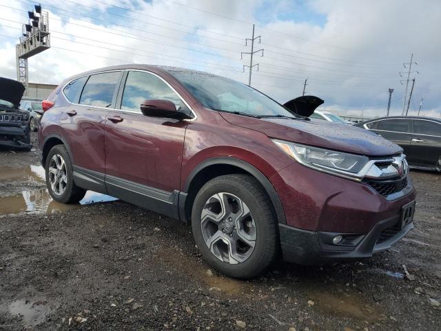 7FARW2H58JE091656 - 2018 HONDA CR-V EX BURGUNDY photo 4