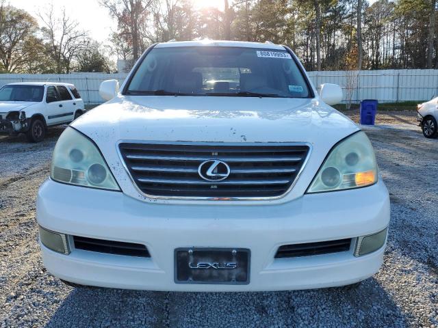 JTJBT20X760118531 - 2006 LEXUS GX 470 WHITE photo 5