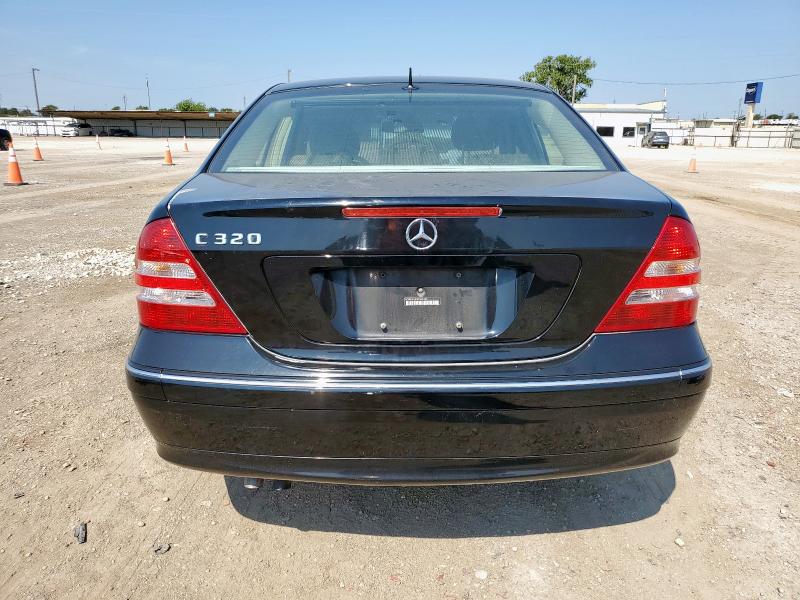 WDBRF64J85F585439 - 2005 MERCEDES-BENZ C 320 黑色 照片 6