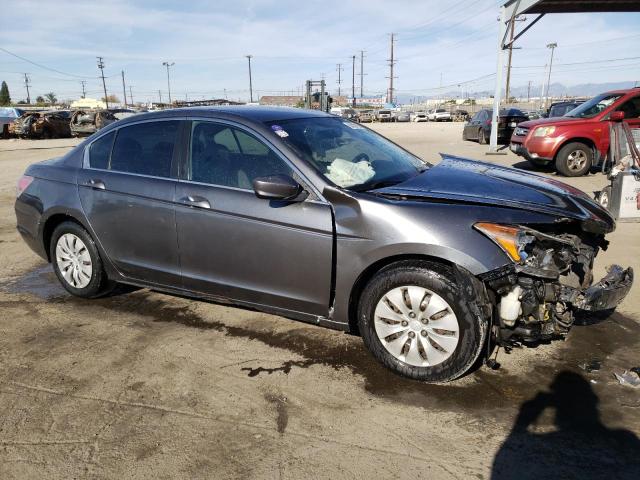 1HGCP2F38BA136994 - 2011 HONDA ACCORD LX GRAY photo 4