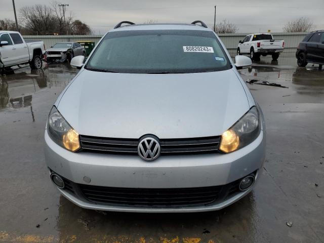 3VWPL7AJ7CM668110 - 2012 VOLKSWAGEN JETTA TDI SILVER photo 5