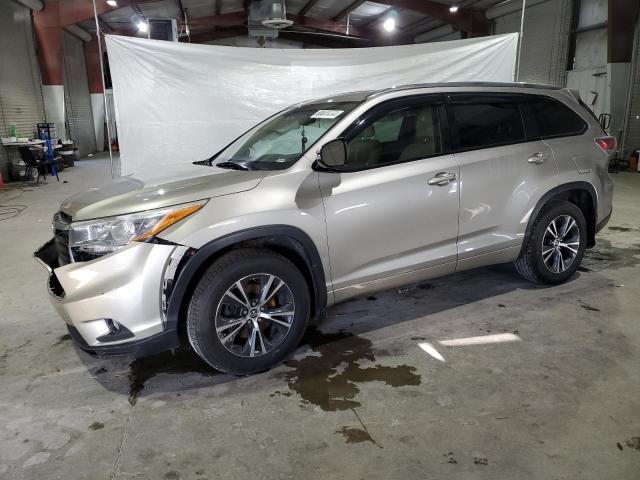 5TDJKRFHXGS277925 - 2016 TOYOTA HIGHLANDER XLE CREAM photo 1