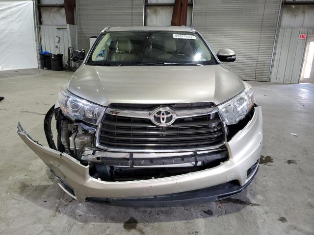 5TDJKRFHXGS277925 - 2016 TOYOTA HIGHLANDER XLE CREAM photo 5