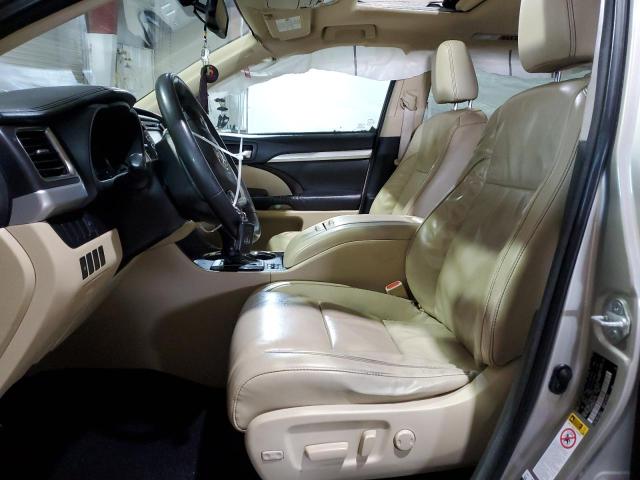 5TDJKRFHXGS277925 - 2016 TOYOTA HIGHLANDER XLE CREAM photo 7