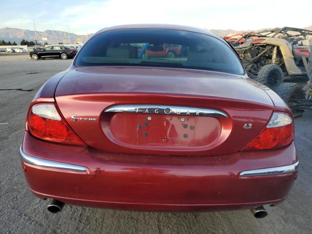 SAJEA01U44HM95705 - 2004 JAGUAR S-TYPE 4.2 RED photo 6