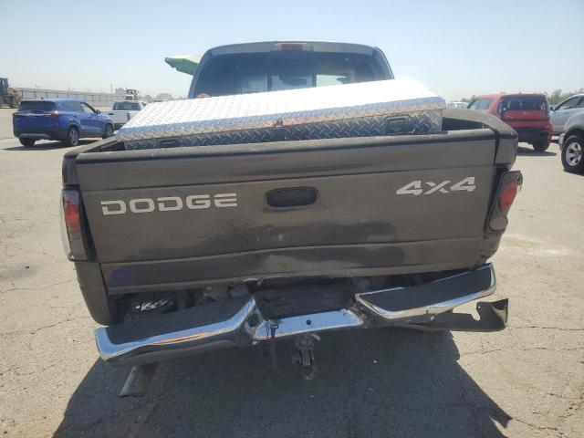 1B7HG48N02S633708 - 2002 DODGE DAKOTA QUAD SLT GRAY photo 6