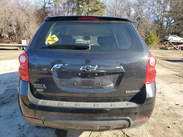 2GNFLCEKXC6310494 - 2012 CHEVROLET EQUINOX LS BLACK photo 6