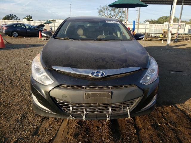 KMHEC4A47FA133181 - 2015 HYUNDAI SONATA HYBRID BLACK photo 5