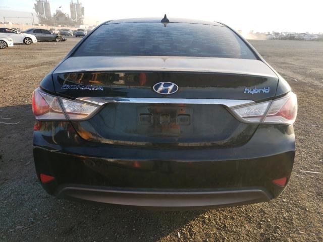 KMHEC4A47FA133181 - 2015 HYUNDAI SONATA HYBRID BLACK photo 6