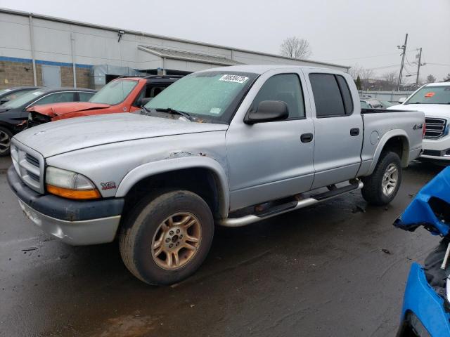 1D7HG38NX3S369494 - 2003 DODGE DAKOTA QUAD SPORT SILVER photo 1