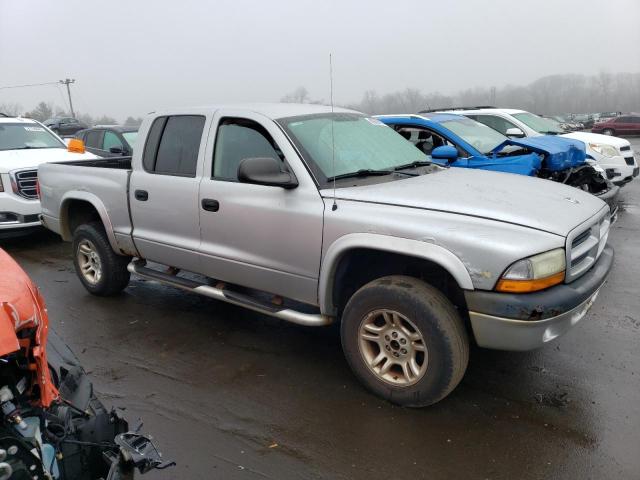 1D7HG38NX3S369494 - 2003 DODGE DAKOTA QUAD SPORT SILVER photo 4