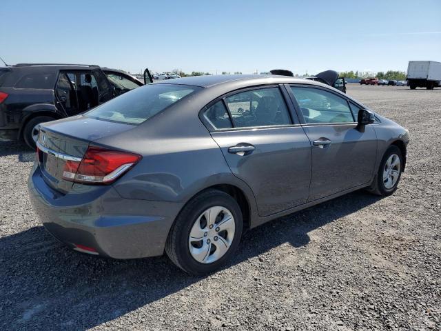 2HGFB2E41DH018568 - 2013 HONDA CIVIC LX CHARCOAL photo 3
