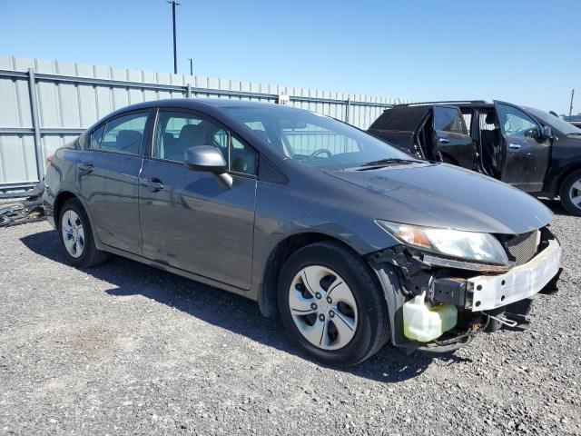 2HGFB2E41DH018568 - 2013 HONDA CIVIC LX CHARCOAL photo 4