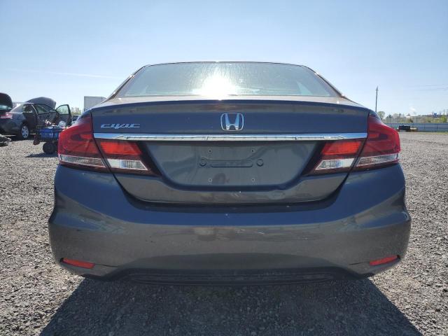 2HGFB2E41DH018568 - 2013 HONDA CIVIC LX CHARCOAL photo 6